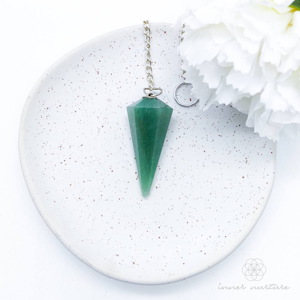 Green Aventurine Pendulum - Crystal Shop Australia | Inner Nurture - Consciously Sourced