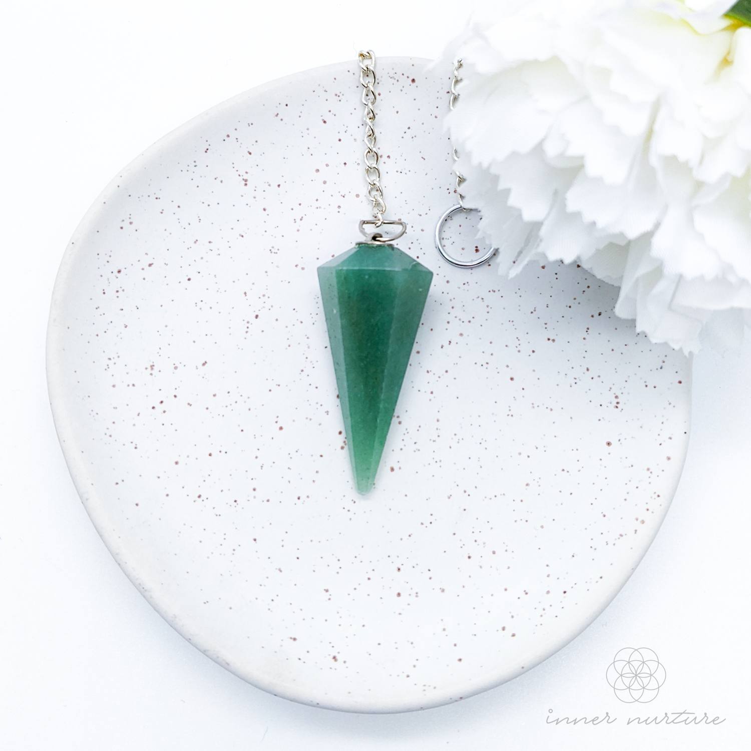 Green Aventurine Pendulum - Crystal Shop Australia | Inner Nurture - Consciously Sourced