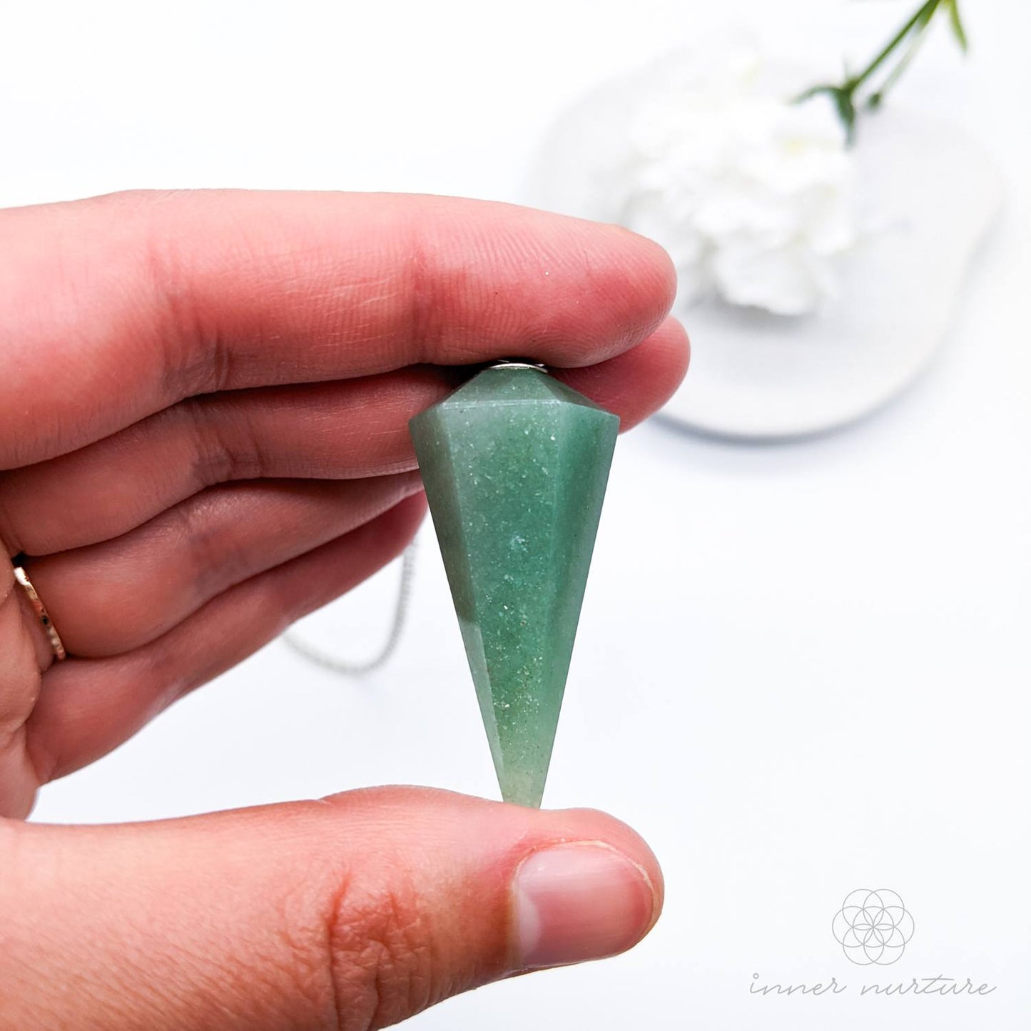 Green Aventurine Pendulum - Crystal Shop Australia | Inner Nurture - Consciously Sourced