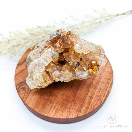 Limonite Quartz Cluster (Golden Healer) - #2 | Crystal Shop Australia - Inner Nurturev