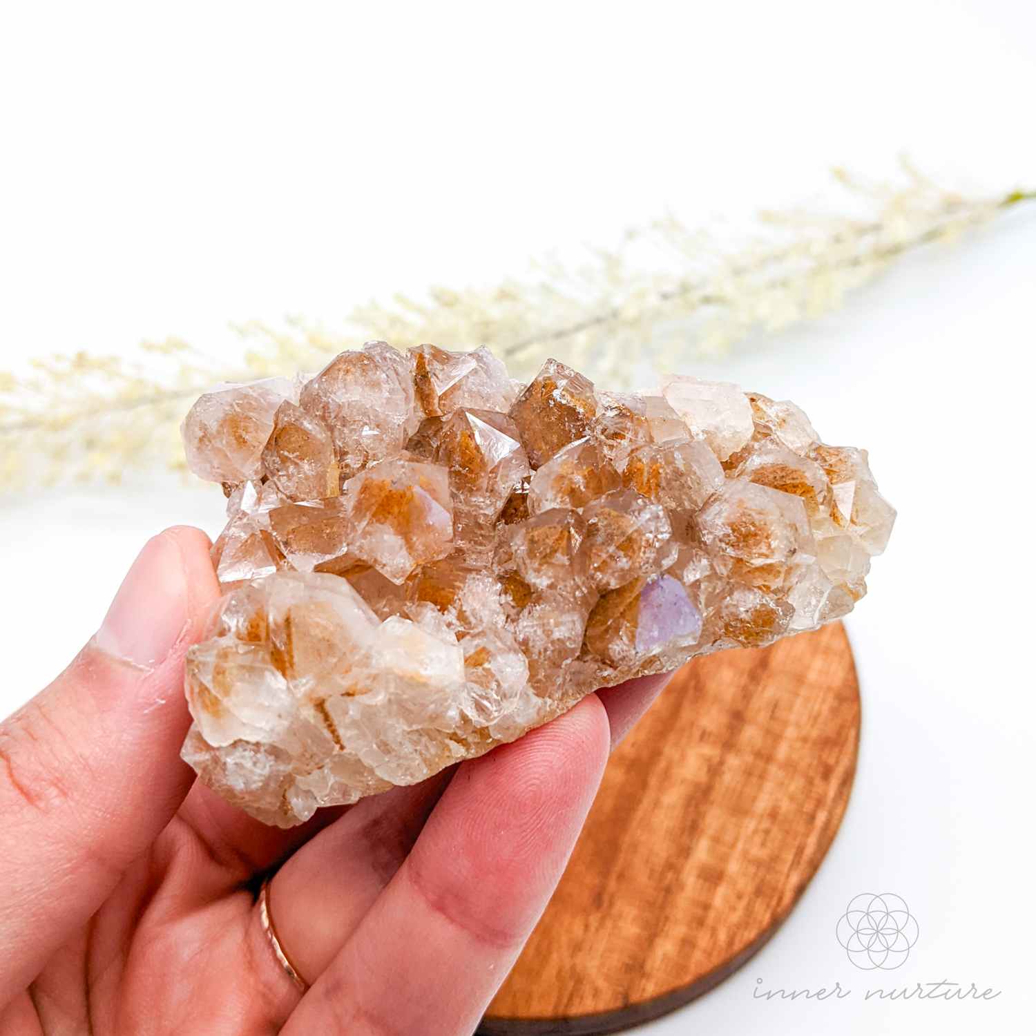 Limonite Quartz Cluster (Golden Healer) - #4 | Crystal Shop Australia - Inner Nurture