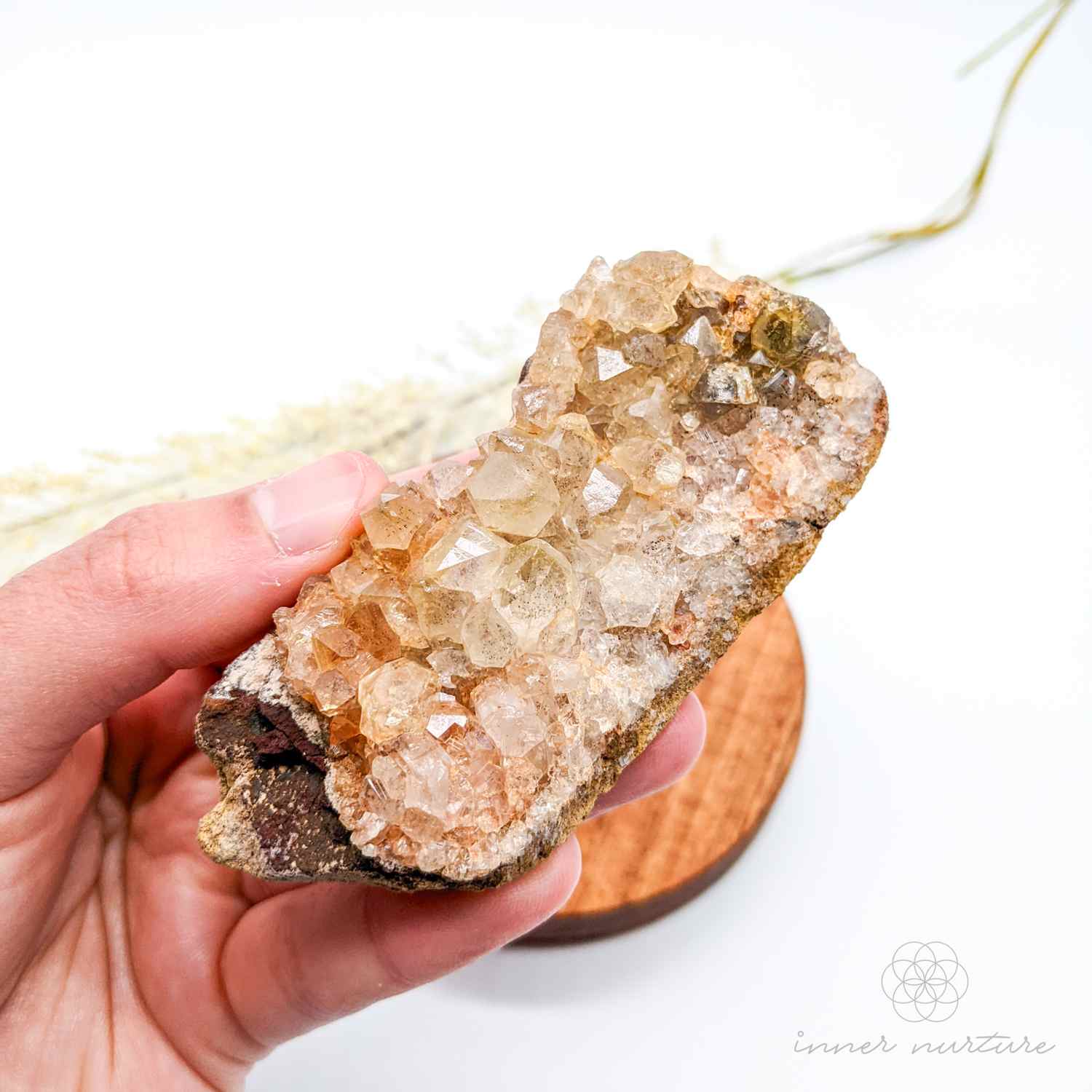 Limonite Quartz Cluster (Golden Healer) - #6 | Crystal Shop Australia - Inner Nurture