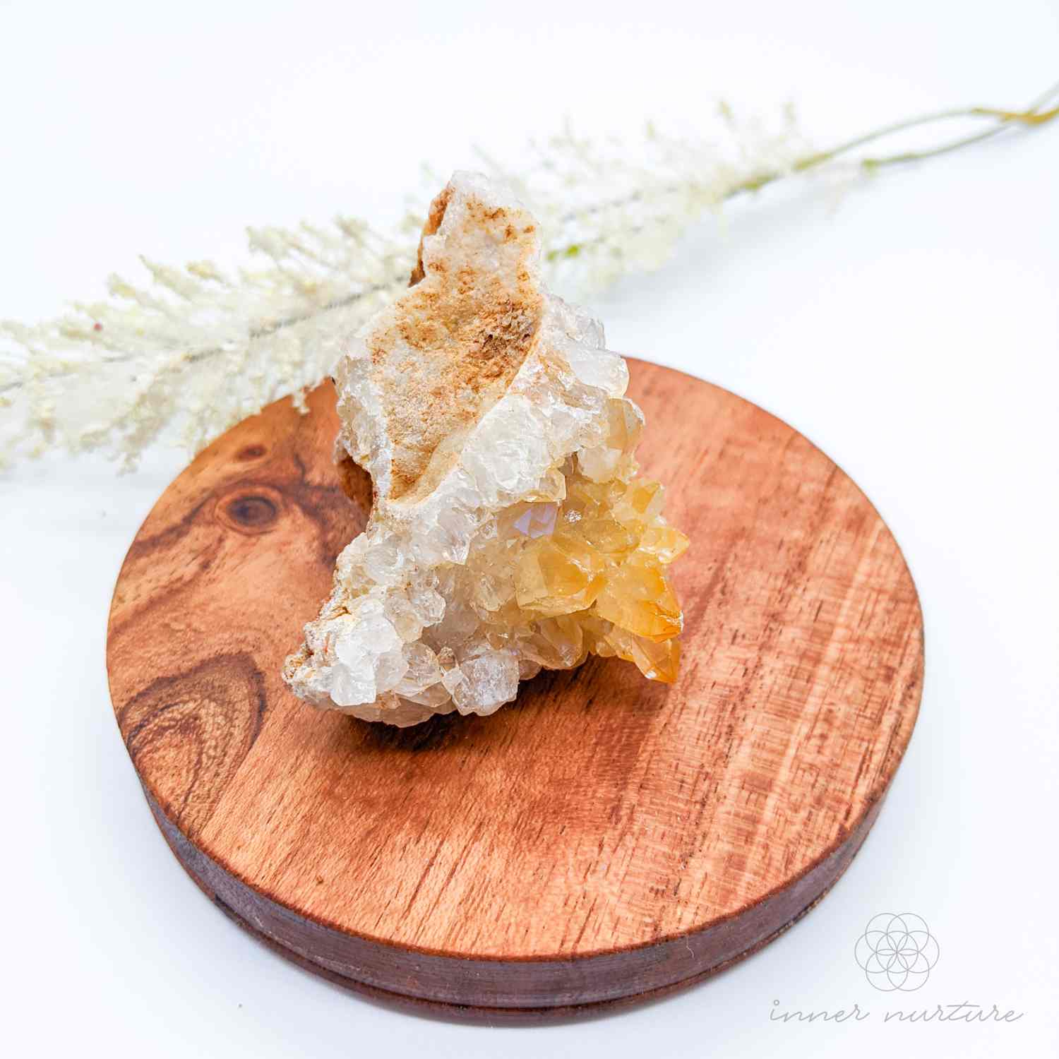Limonite Quartz Cluster (Golden Healer) - #7 | Crystal Shop Australia - Inner Nurture