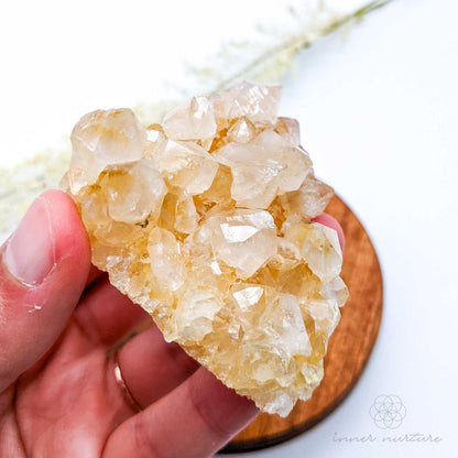 Limonite Quartz Cluster (Golden Healer) - #10 | Crystal Shop Australia - Inner Nurture