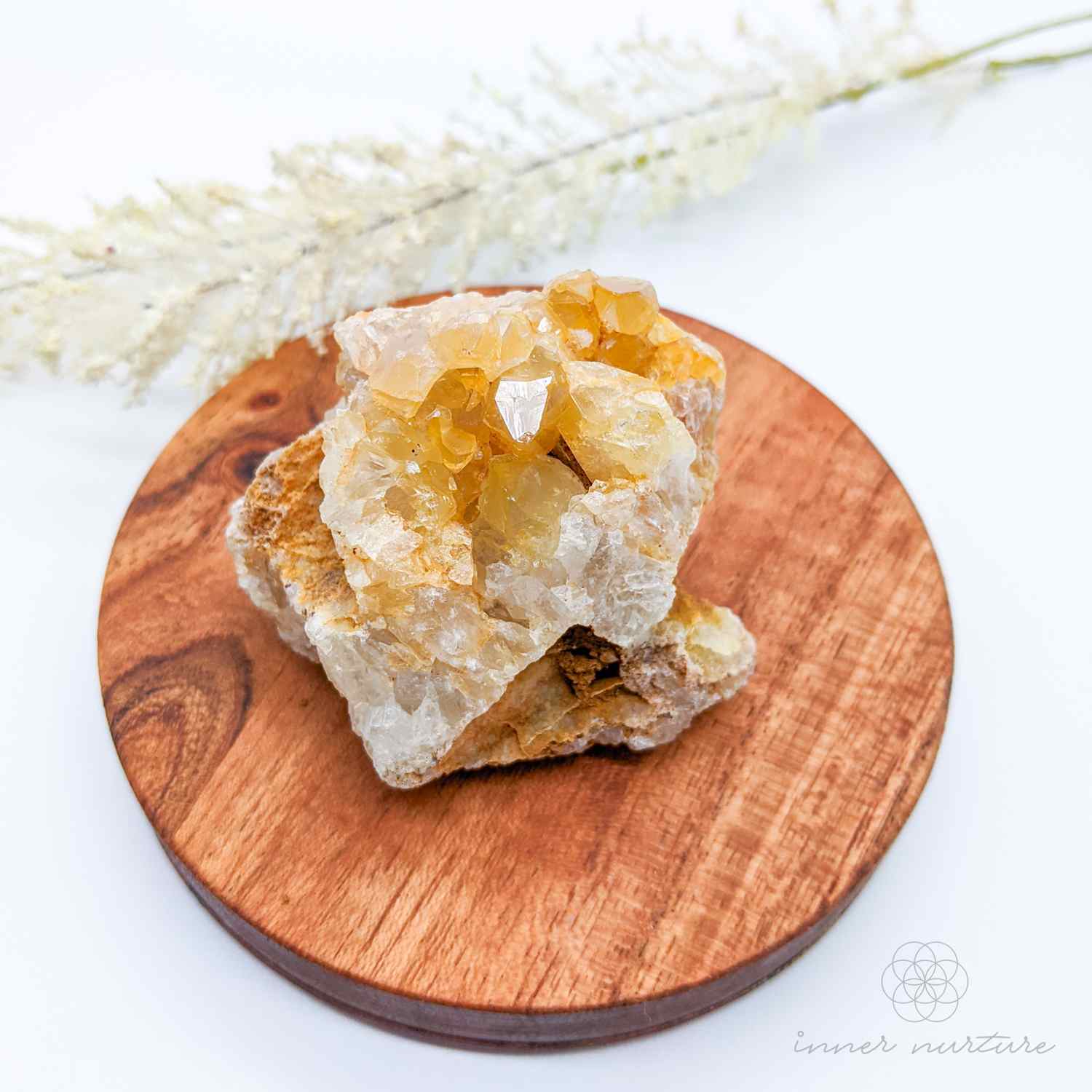 Limonite Quartz Cluster (Golden Healer) - #12 | Crystal Shop Australia - Inner Nurture