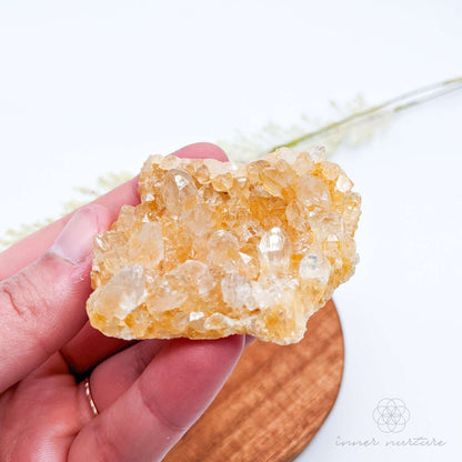 Limonite Quartz Cluster (Golden Healer) - #13 | Crystal Shop Australia - Inner Nurture