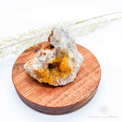 Limonite Quartz Cluster (Golden Healer) - #16 | Crystal Shop Australia - Inner Nurture