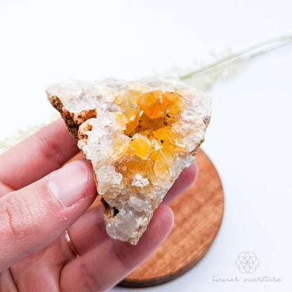 Limonite Quartz Cluster (Golden Healer) - #16 | Crystal Shop Australia - Inner Nurture