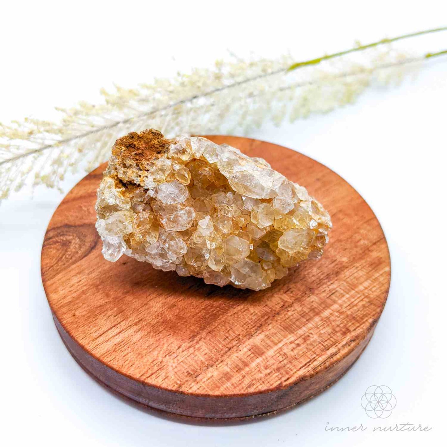 Limonite Quartz Cluster (Golden Healer) - #17 | Crystal Shop Australia - Inner Nurture