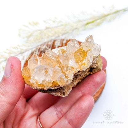 Limonite Quartz Cluster (Golden Healer) - #20 | Crystal Shop Australia - Inner Nurture