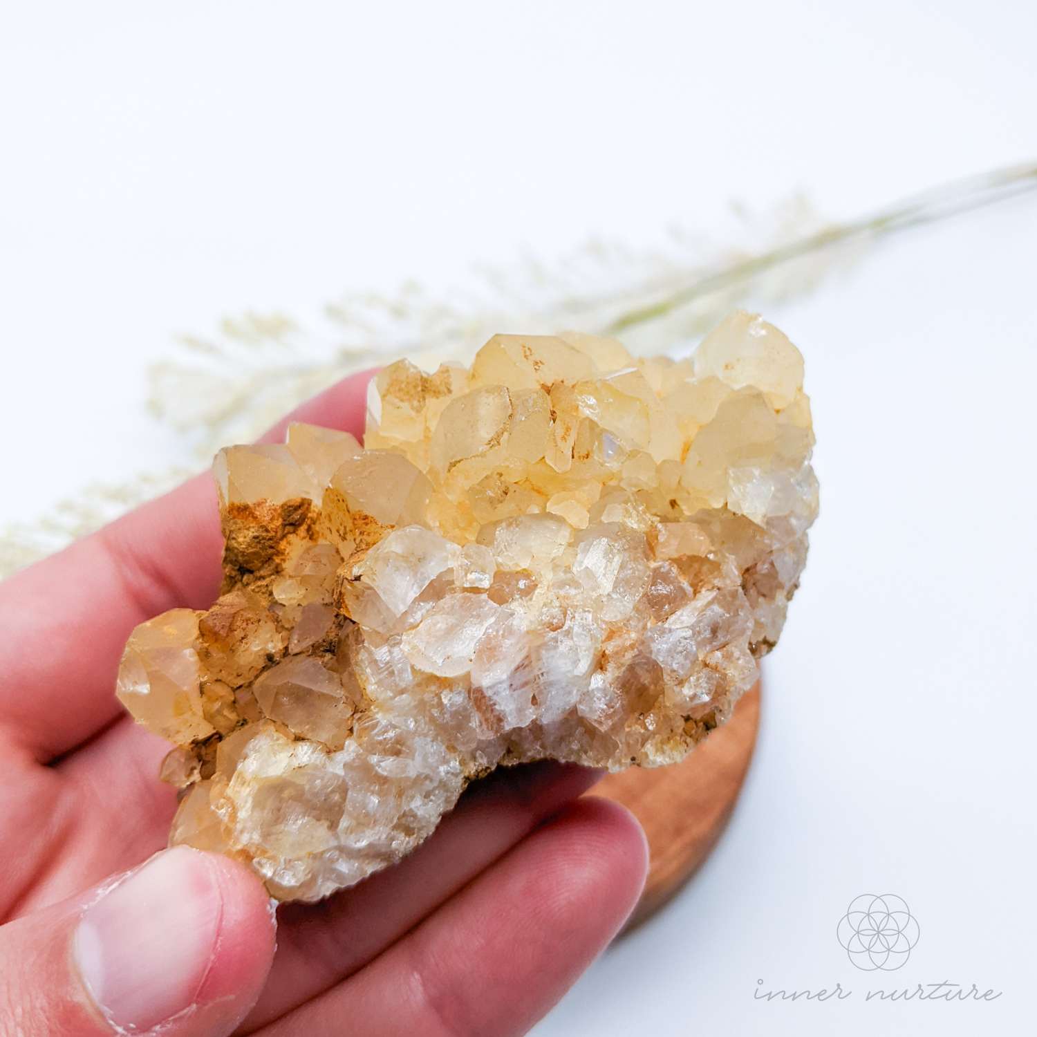Limonite Quartz Cluster (Golden Healer) - #22 | Crystal Shop Australia - Inner Nurture