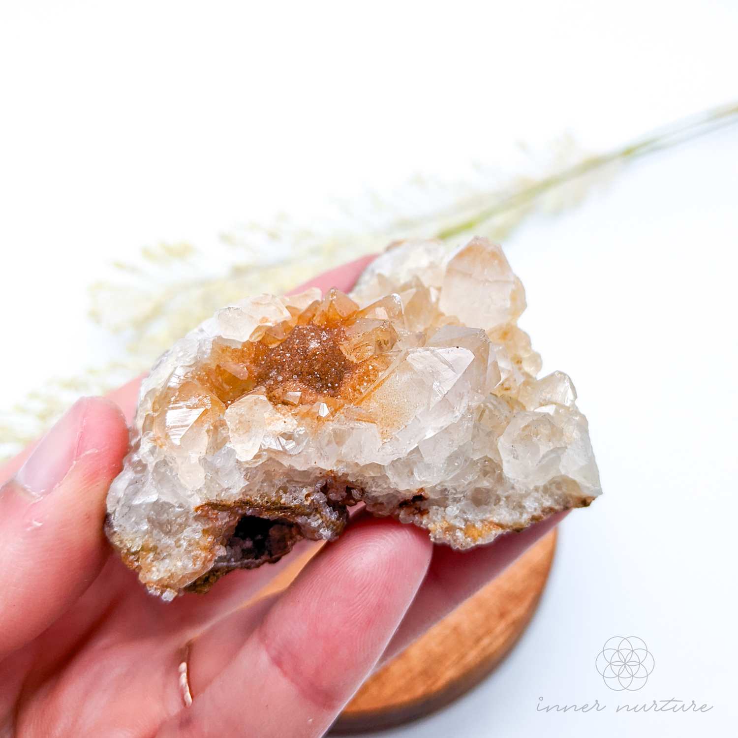 Limonite Quartz Cluster (Golden Healer) - #23 | Crystal Shop Australia - Inner Nurture