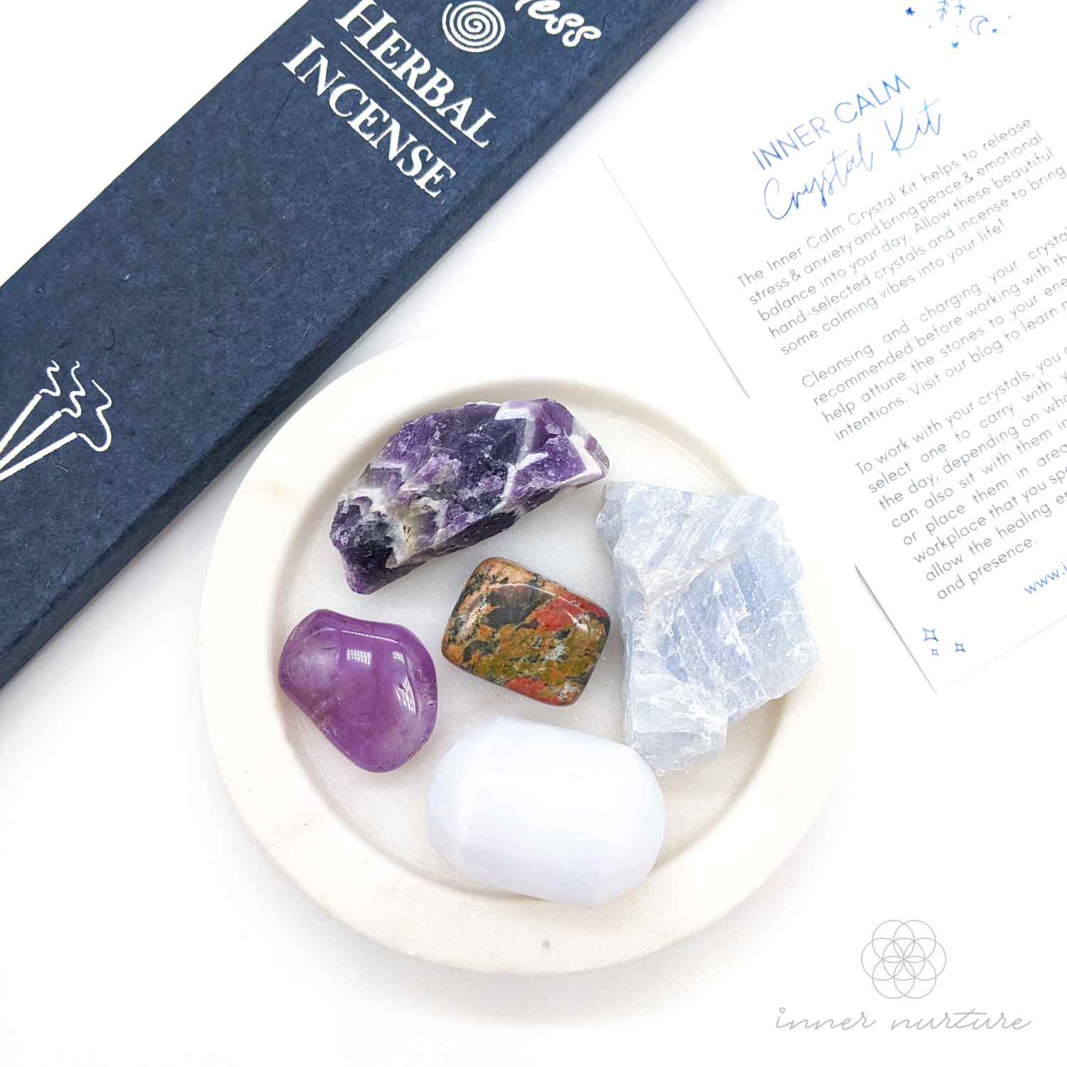 Inner Calm Crystal Kit | Crystal Shop Australia - Inner Nurture