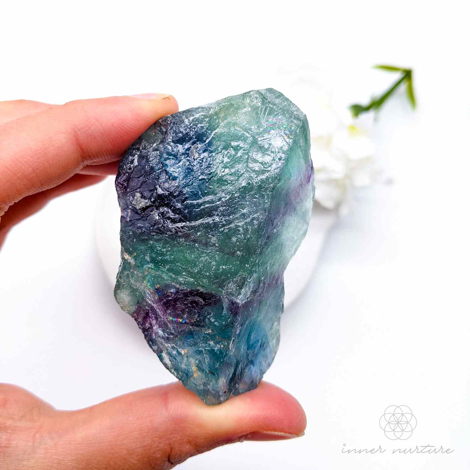 Rainbow Fluorite Specimen - #6 | Crystal Shop Australia - Inner Nurture