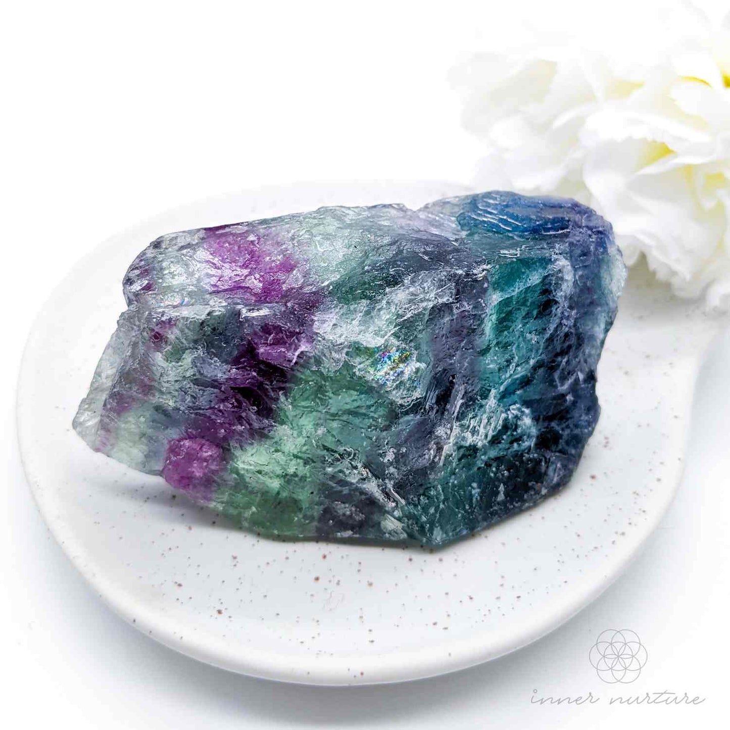 Rainbow Fluorite Specimen - #15 | Crystal Shop Australia - Inner Nurture