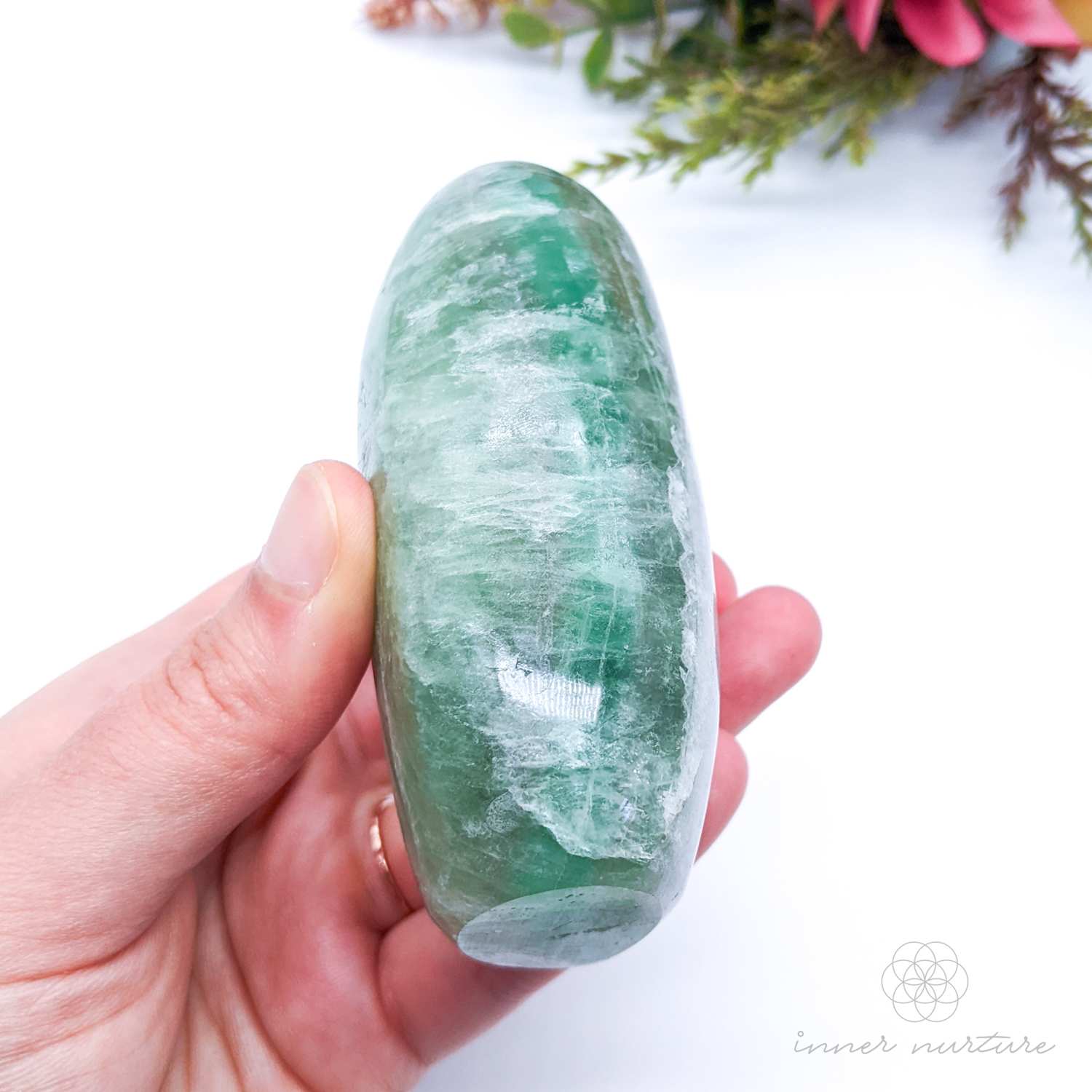 Green Fluorite Polished Free Form - #1 | Crystal Shop Australia - Inner Nurture
