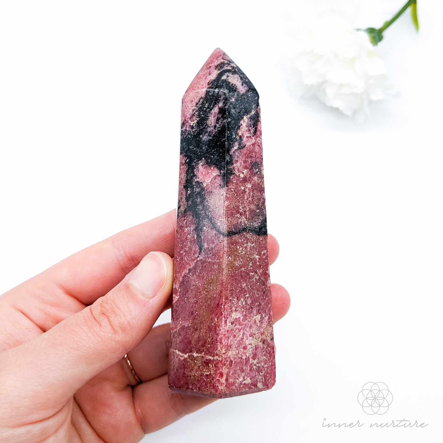 Rhodonite Generator - #1 | Crystal Shop Australia - Inner Nurture