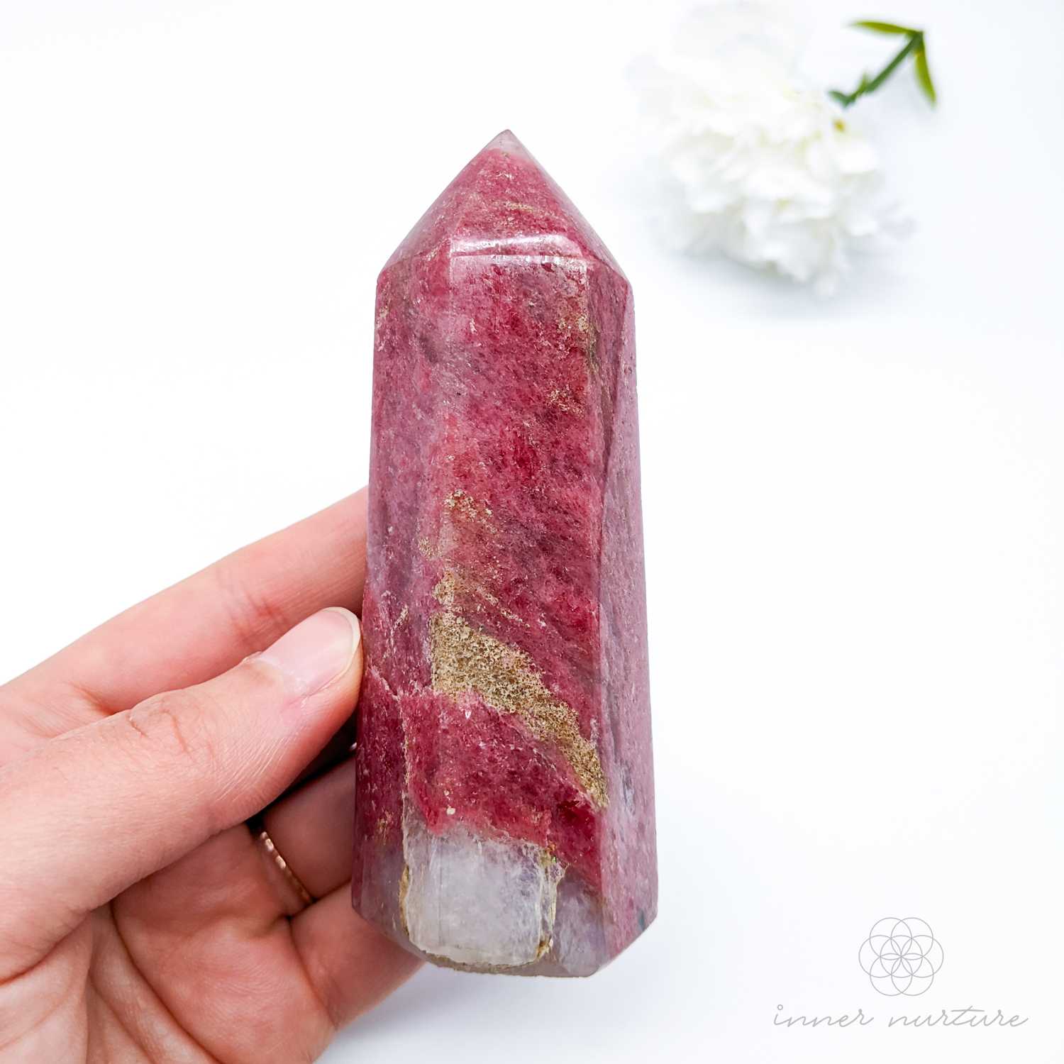 Rhodonite Generator - #4 | Crystal Shop Australia - Inner Nurture