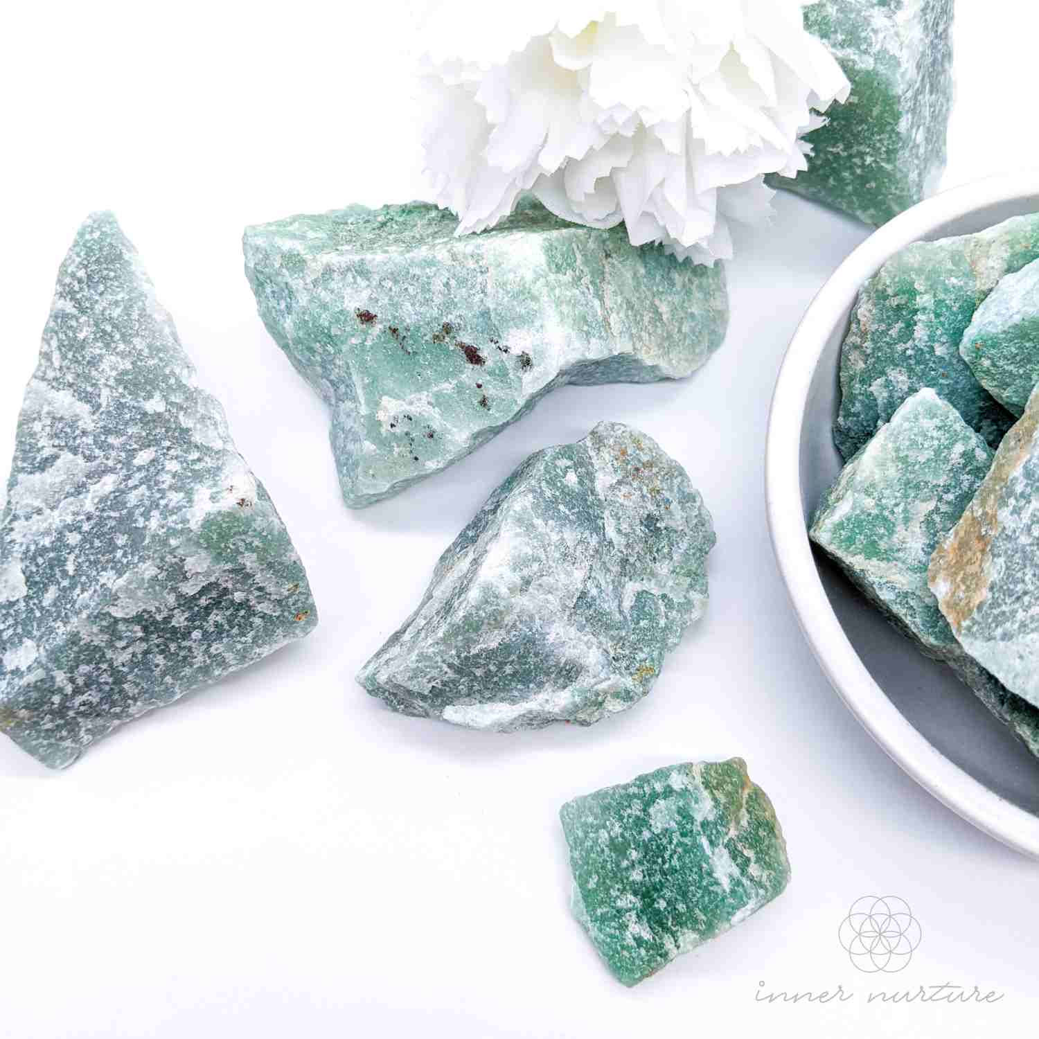 Green Aventurine Rough | Crystal Shop Australia - Inner Nurture