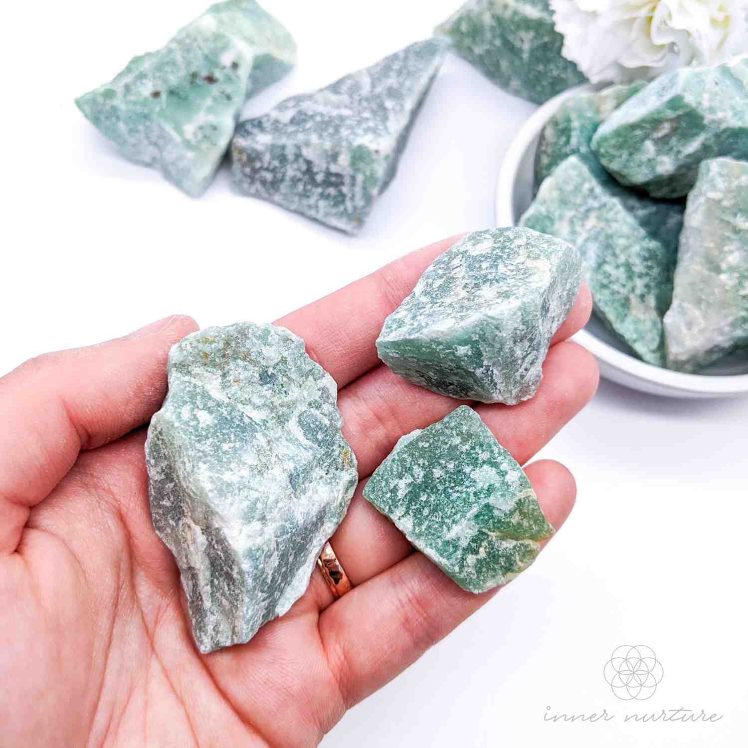 Green Aventurine Rough | Crystal Shop Australia - Inner Nurture
