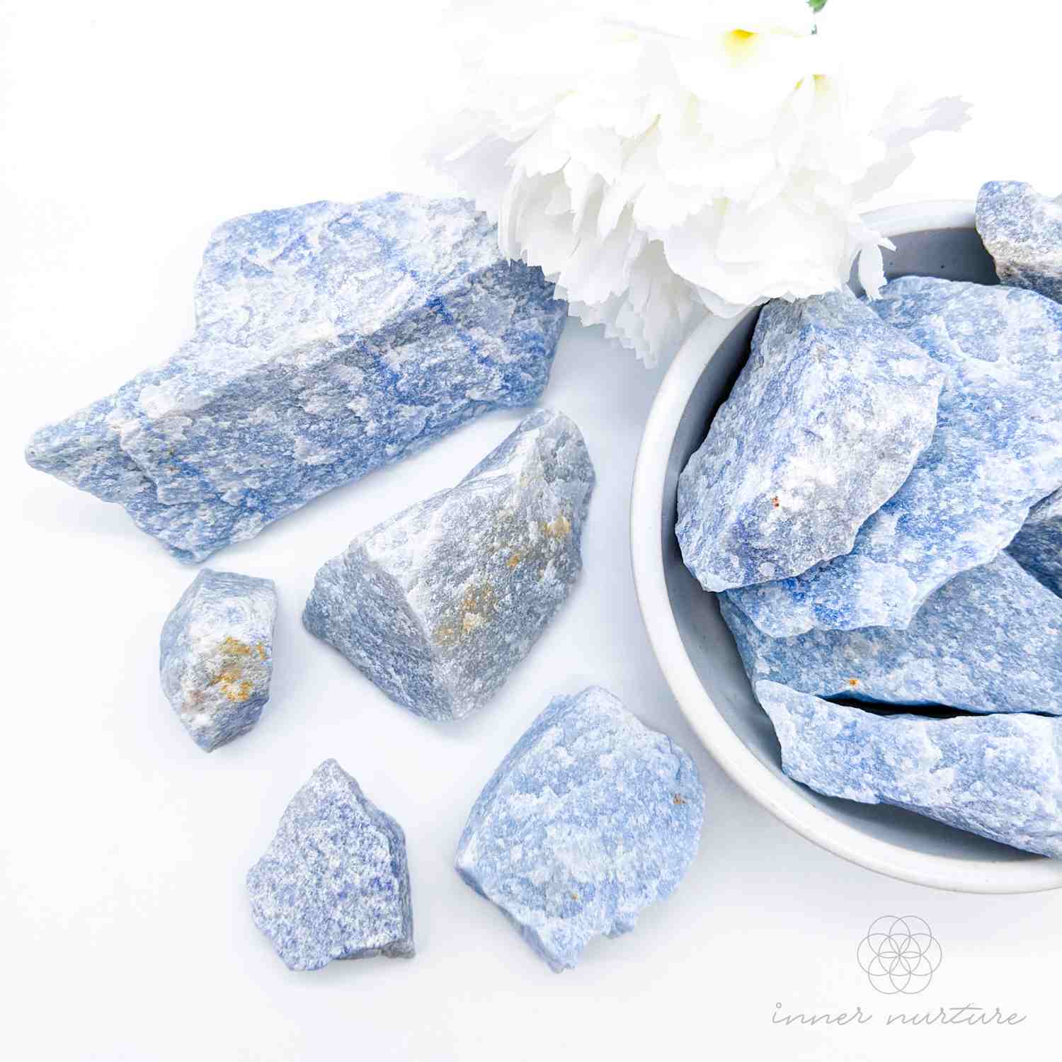 Blue Quartz Rough | Crystal Shop Australia - Inner Nurture
