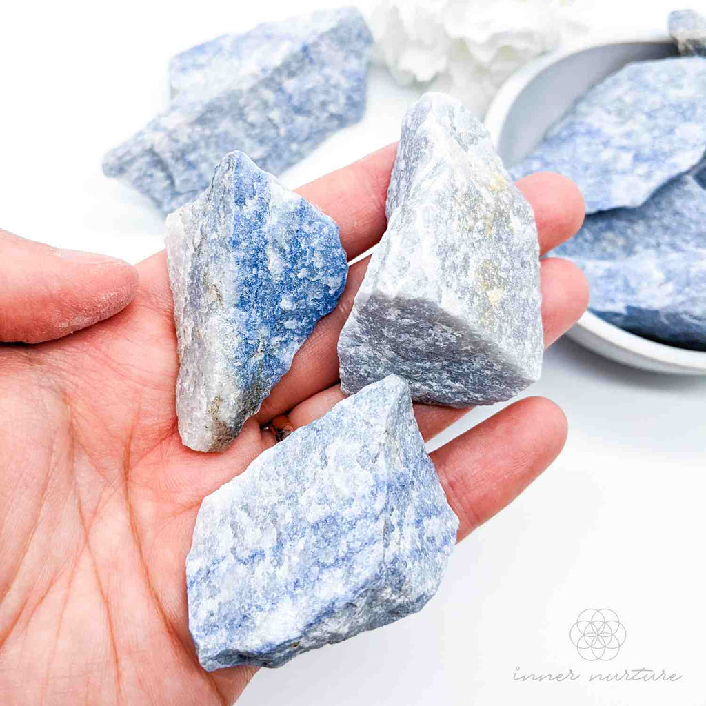 Blue Quartz Rough | Crystal Shop Australia - Inner Nurture