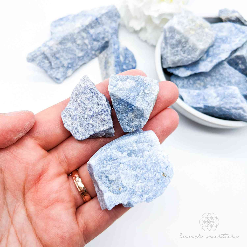 Blue Quartz Rough | Crystal Shop Australia - Inner Nurture