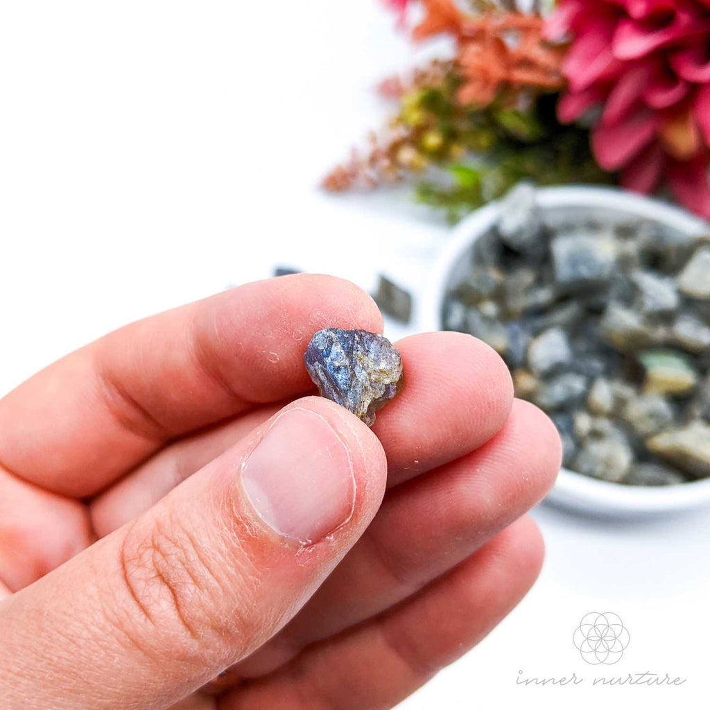 Labradorite Rough Crystal Chips - 50g Packet | Crystal Shop Australia - Inner Nurture