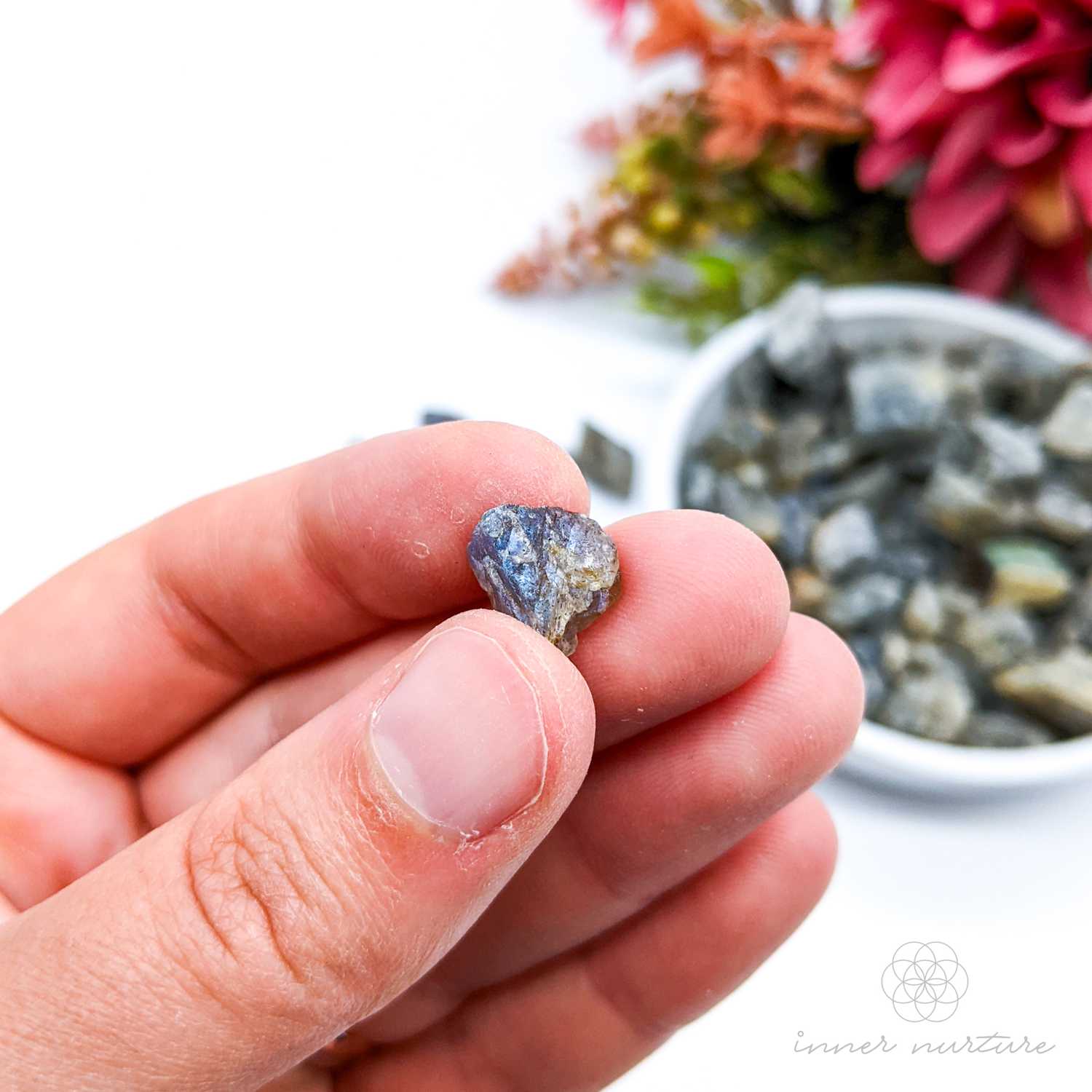 Labradorite Rough Crystal Chips - 50g Packet | Crystal Shop Australia - Inner Nurture