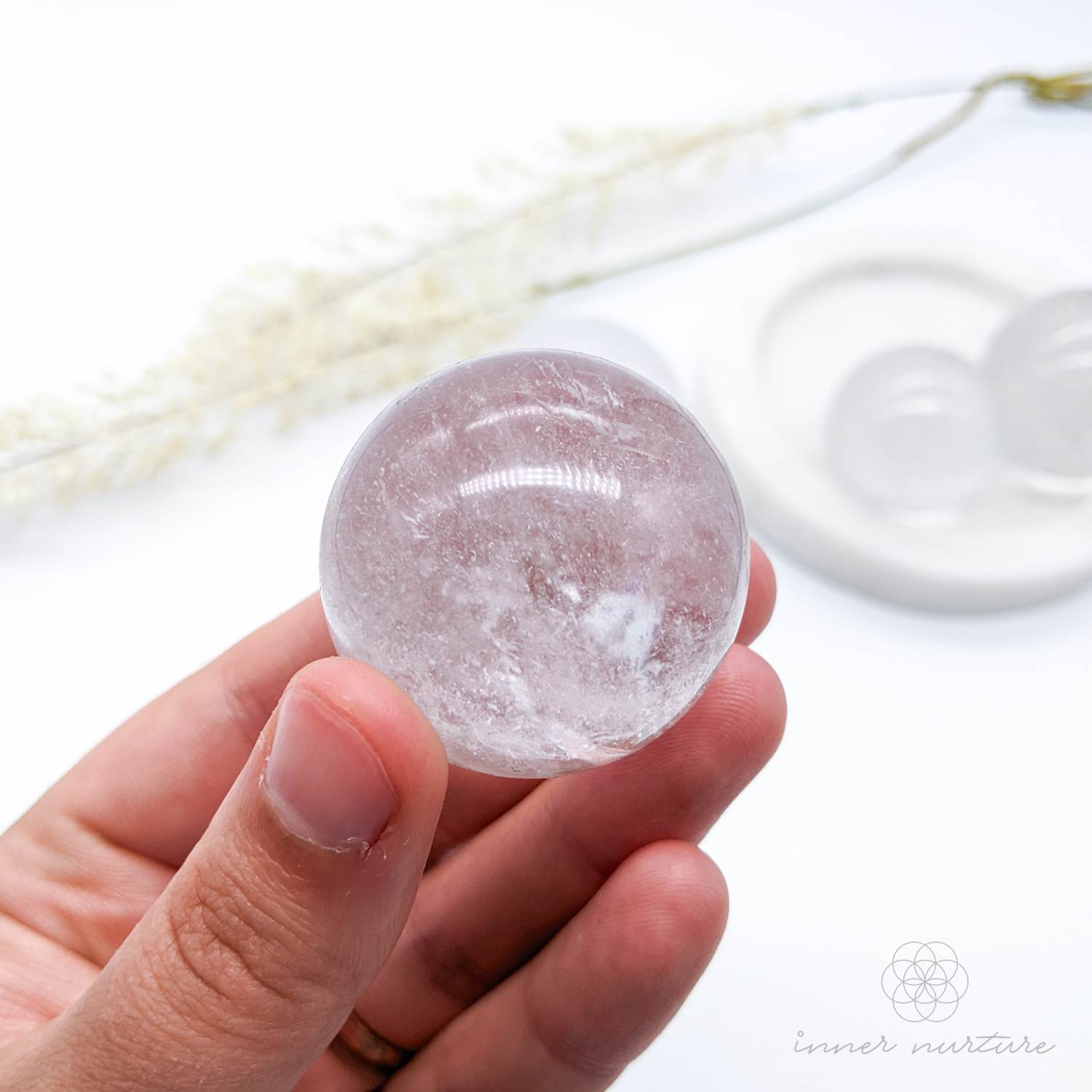 Clear Quartz Sphere | Crystal Shop Australia - Inner Nurture