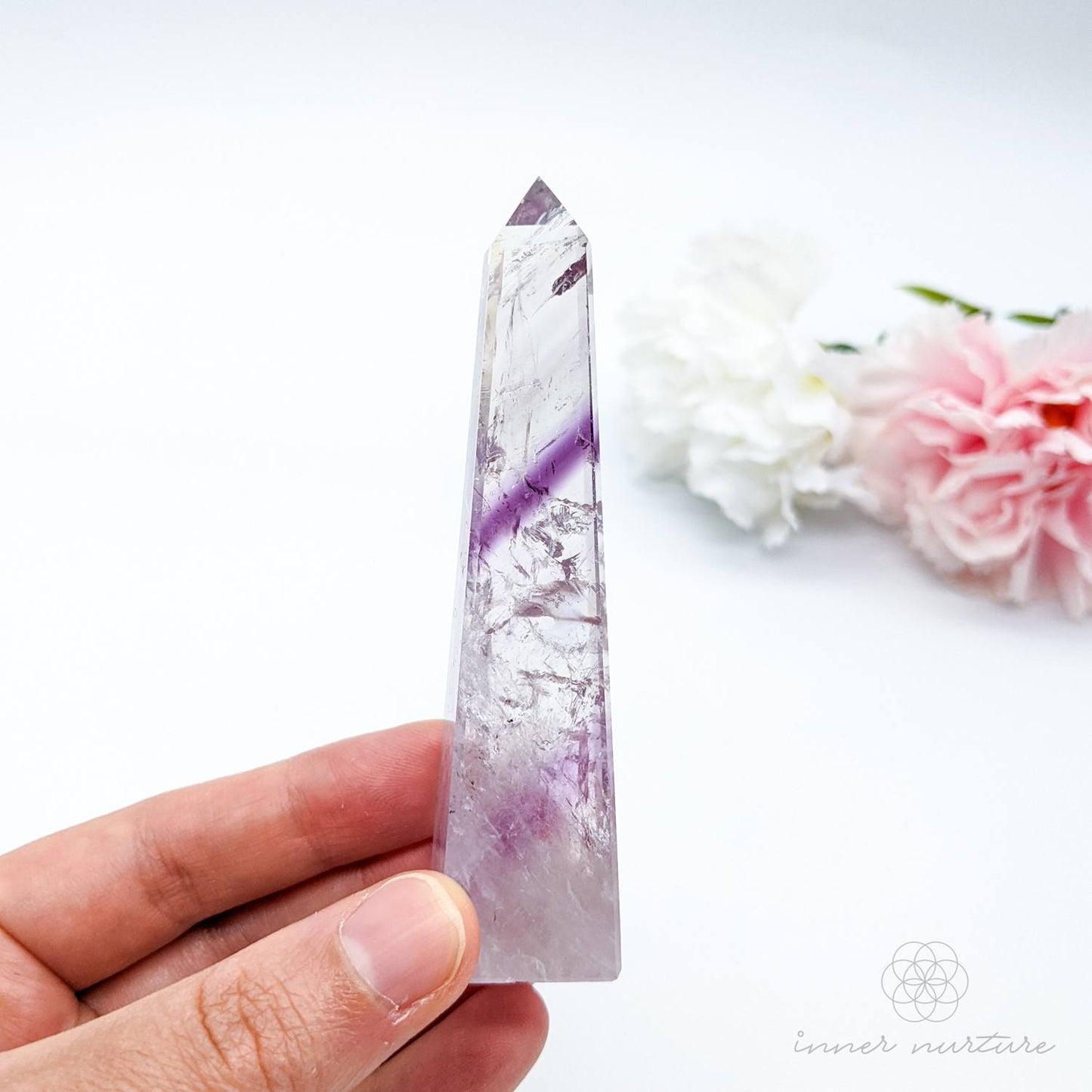 Amethyst Phantom Obelisk - #4 | Crystal Shop Australia - Inner Nurture