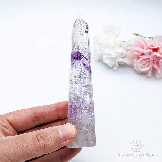 Amethyst Phantom Obelisk - #5 | Crystal Shop Australia - Inner Nurture