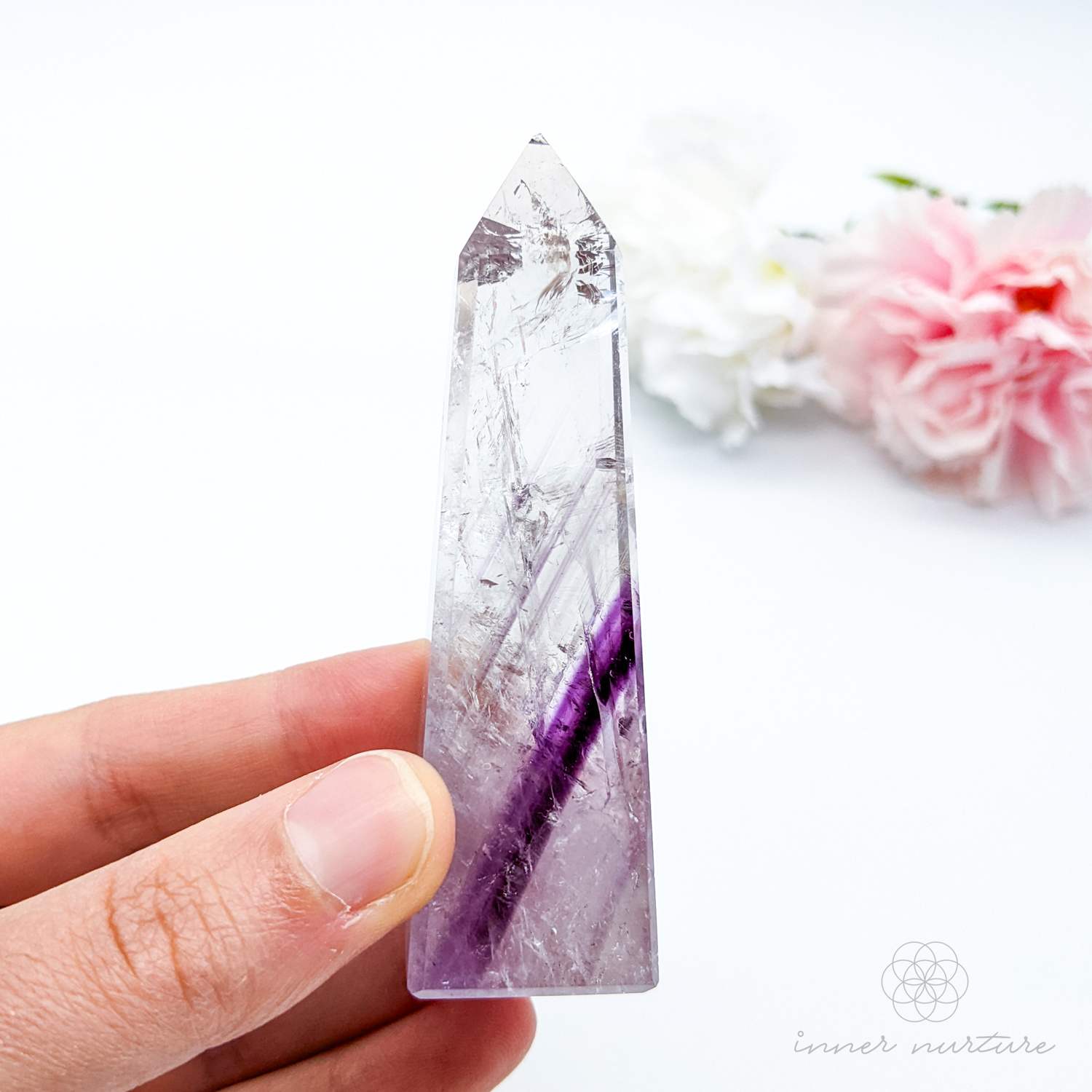 Amethyst Phantom Obelisk - #8 | Crystal Shop Australia - Inner Nurture
