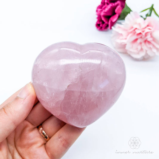 Rose Quartz Heart #2 | Crystal Shop Australia - Inner Nurture