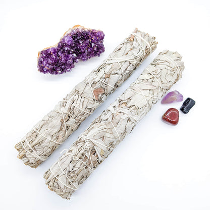 Organic White Sage Smudge Stick - Large (22-24cm) | Crystal & Spiritual Shop Australia - Inner Nurture