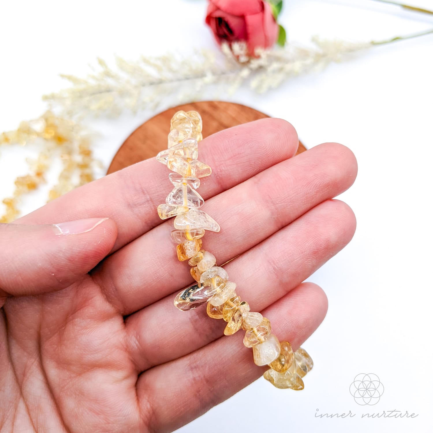 Citrine clearance chip bracelet