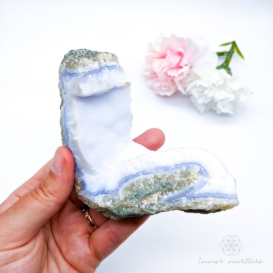 Blue Lace Agate Geode - #2 | Crystal Shop Australia - Inner NurtureBlue Lace Agate Geode - #2 | Crystal Shop Australia - Inner Nurture