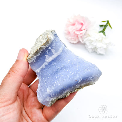 Blue Lace Agate Geode - #6 | Crystal Shop Australia - Inner Nurture