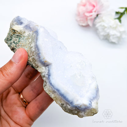 Blue Lace Agate Geode - #11 | Crystal Shop Australia - Inner Nurture
