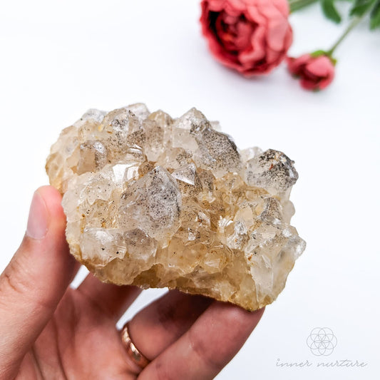 Clear Quartz Cluster With Inclusions - #6 | Crystal Shop Australia - Inner Nurture