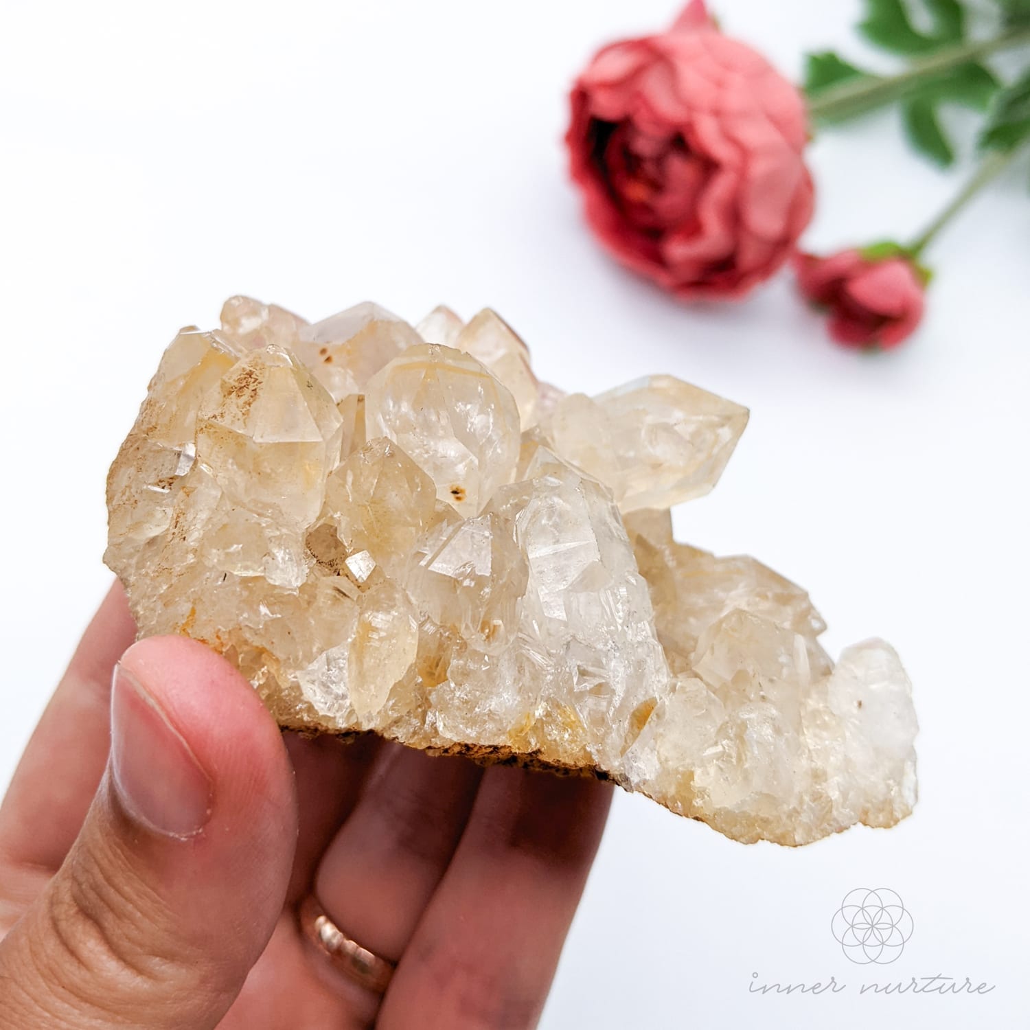 Clear Quartz Cluster With Inclusions | #10