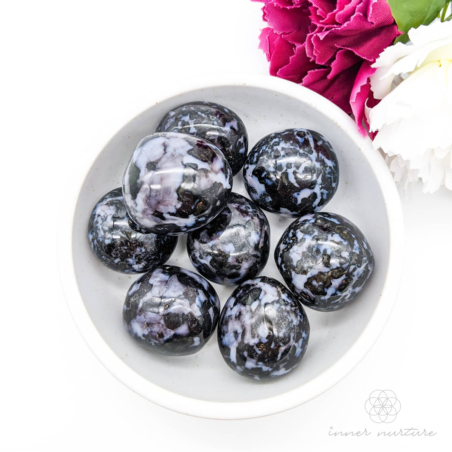 Indigo Gabbro (Mystic Merlinite) Tumble | Crystal Shop Australia - Inner Nurture