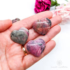 Rhodonite Heart - Small | Crystal Shop Australia - Inner Nurture