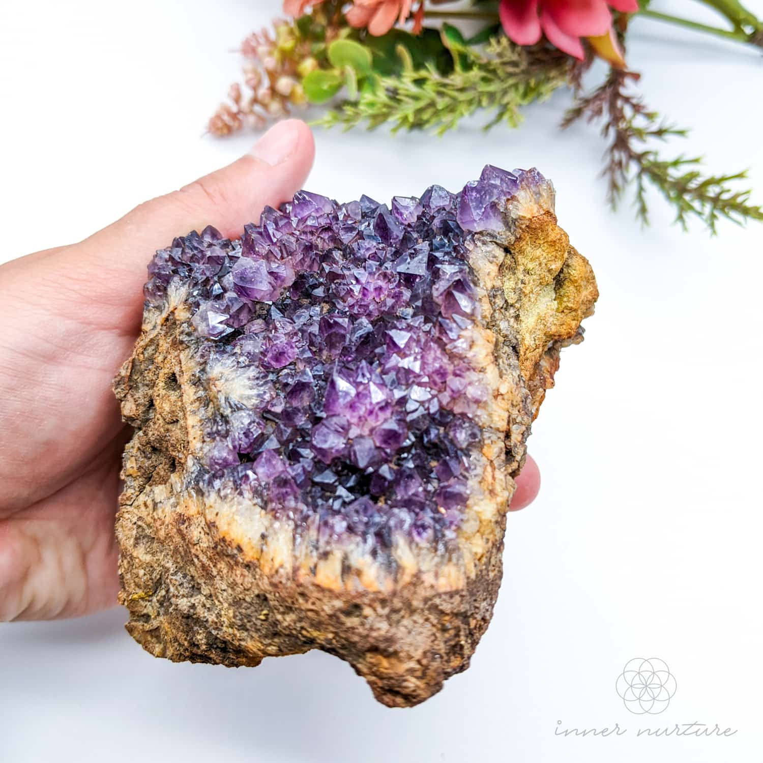 Amethyst Cluster - #2 | Crystal Shop Australia - Inner Nurture