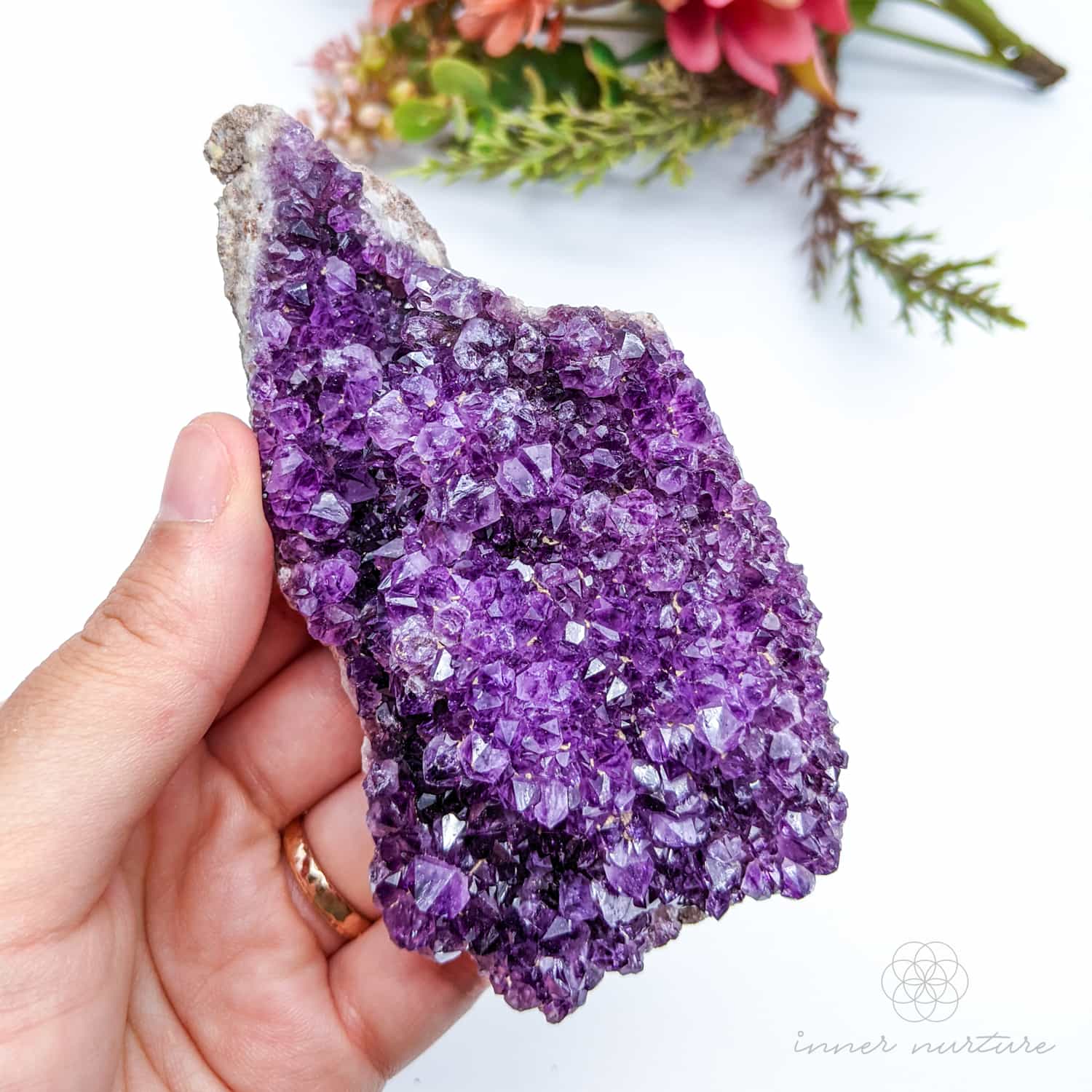 Amethyst Cluster - #4 | Crystal Shop Australia - Inner Nurture