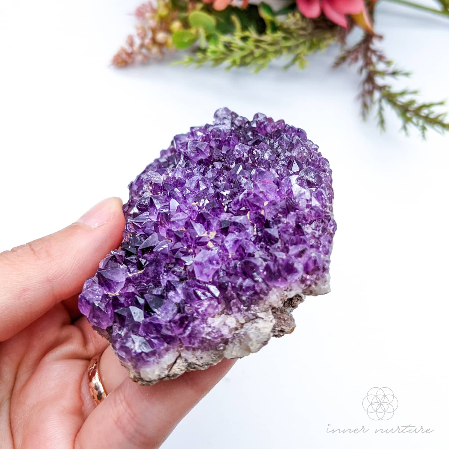 Amethyst Cluster - #4 | Crystal Shop Australia - Inner Nurture