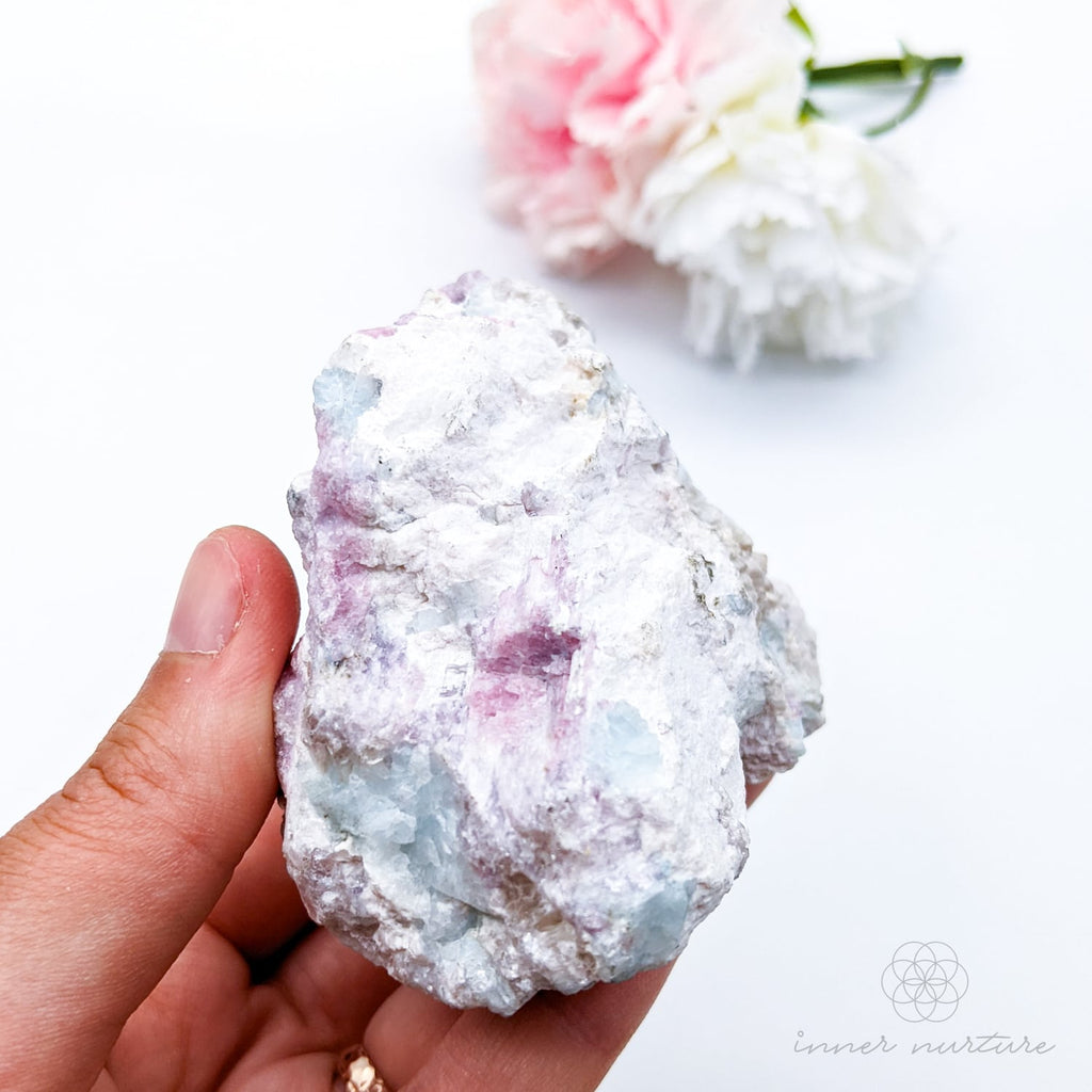 Pink Tourmaline Rough (In Matrix) - #3 | Crystal Shop Australia - Inner Nurture