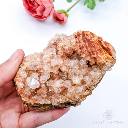 Clear Quartz Cluster With Inclusions - #10 | Crystal Shop Australia - Inner Nurture