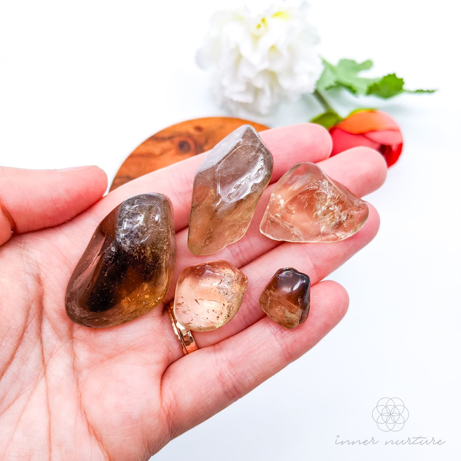 Citrine Tumble - Genuine Natural Citrine | Crystal Shop Australia - Inner Nurture