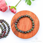 Dragon's Blood Jasper Bracelet (8mm Polished Beads) | Crystal Shop Australia - Inner Nurture